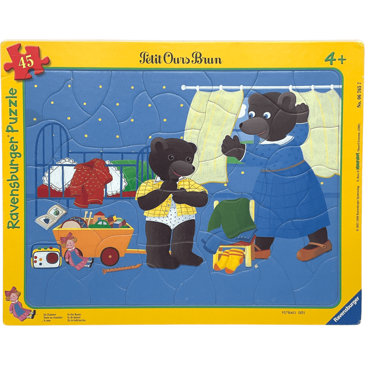 Puzzle Petit Ours Brun 45 Pièces - KIDIBAM
