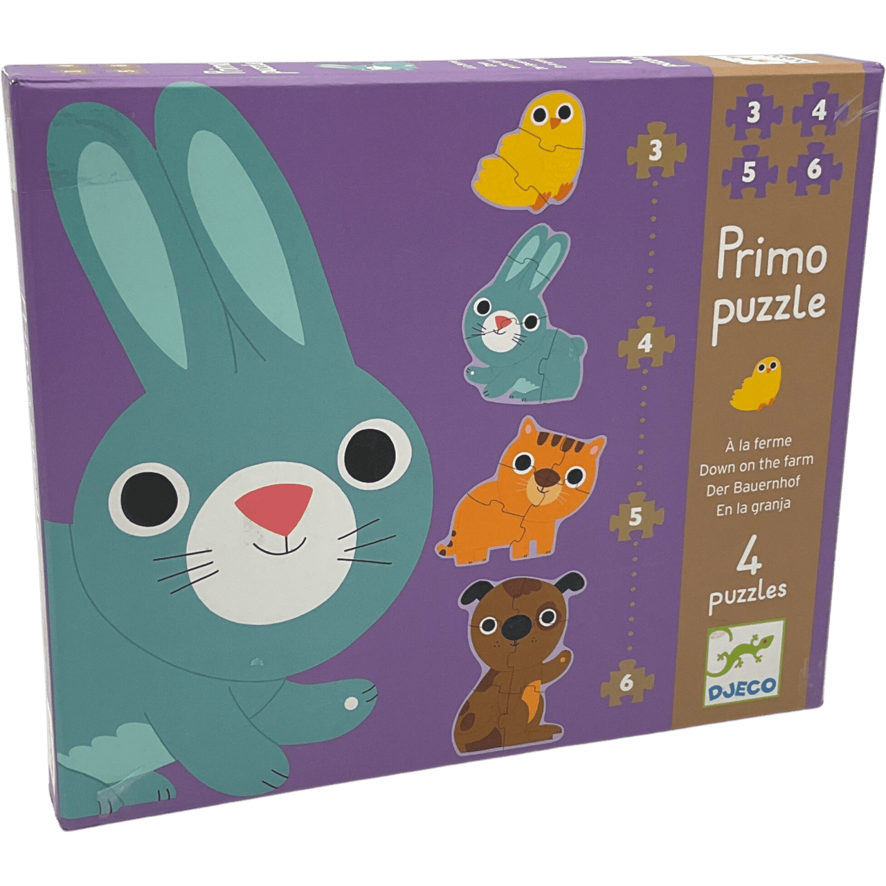 Puzzle Primo A la Ferme - KIDIBAM