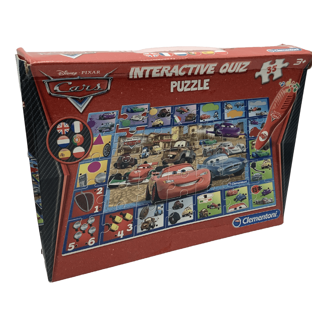Puzzle Quiz Interactif Cars 35 pièces - KIDIBAM