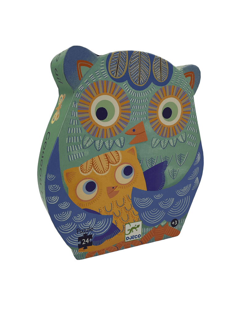 Puzzle silhouette Coucou Hibou 24 pièces - KIDIBAM