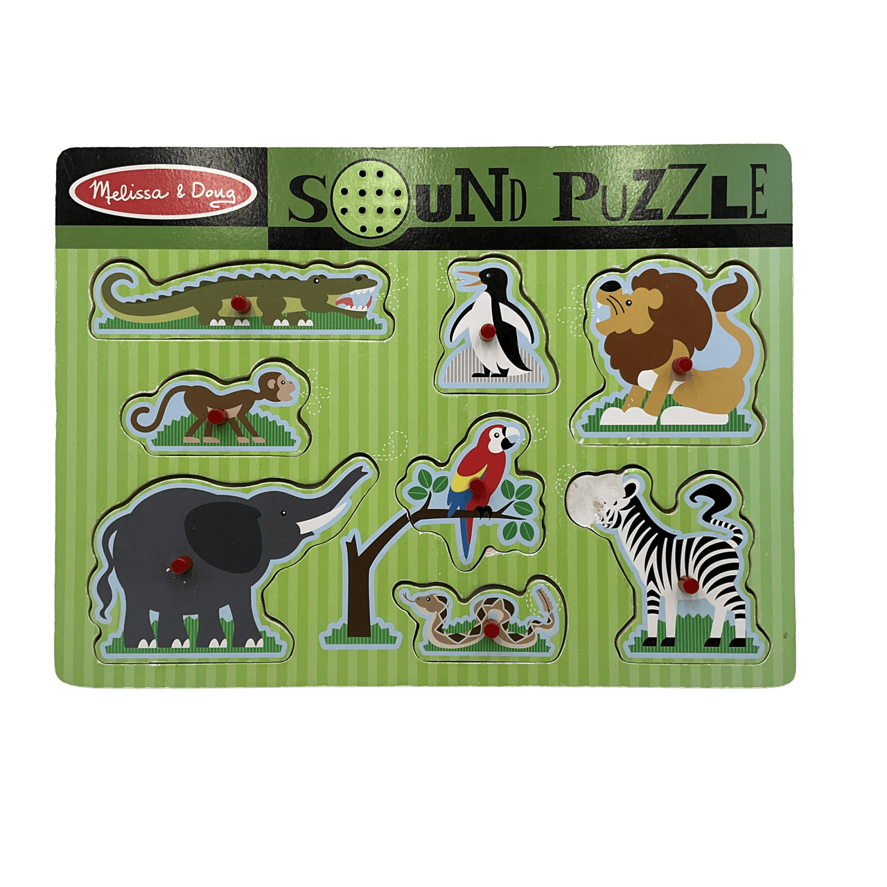 Puzzle sonore en bois Animaux du Zoo - KIDIBAM