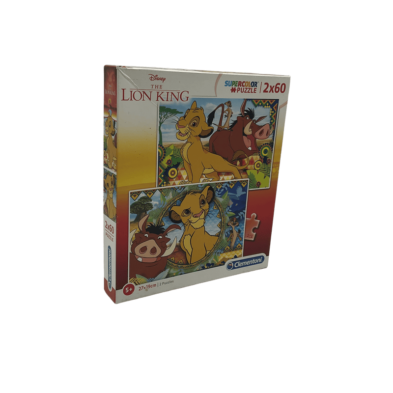 Puzzle supercolor Le Roi Lion 2X60 Pièces - KIDIBAM