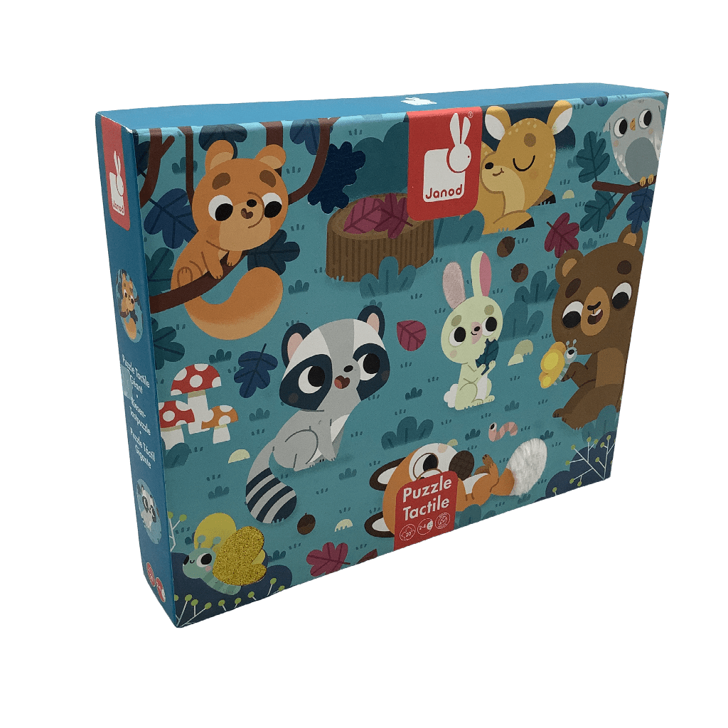 Puzzle tactile 20 pièces Les Animaux de la Forêt - KIDIBAM