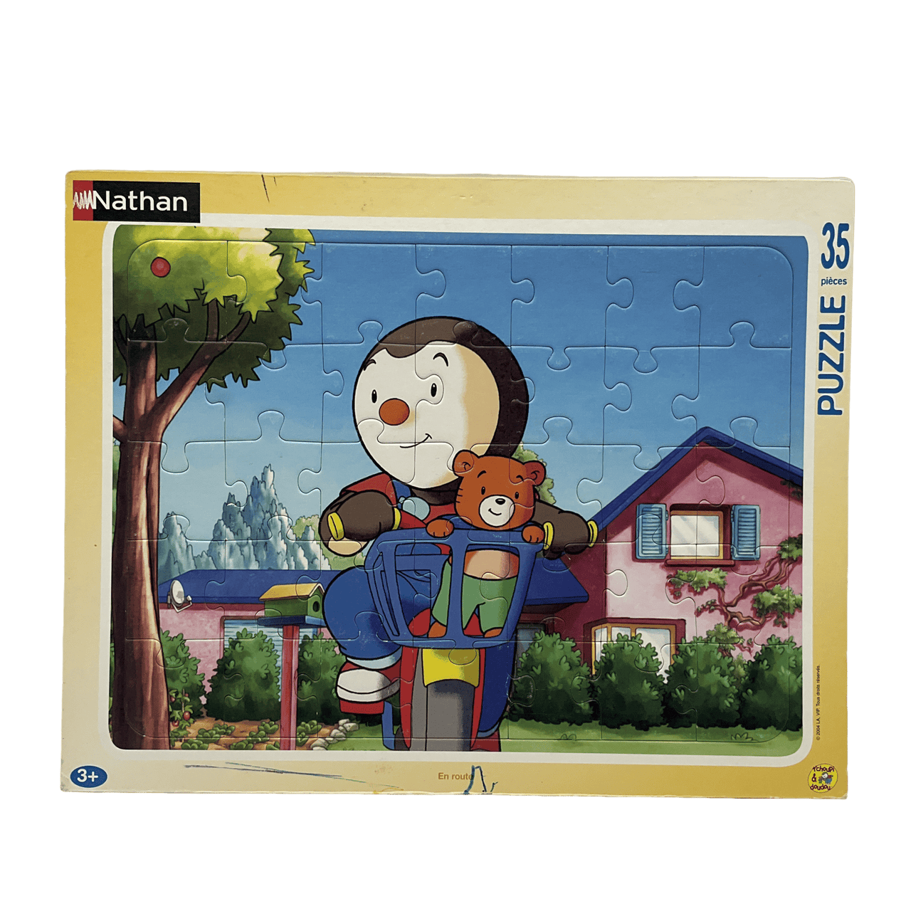 Puzzle T'choupi et Doudou en route 35 Pièces - KIDIBAM