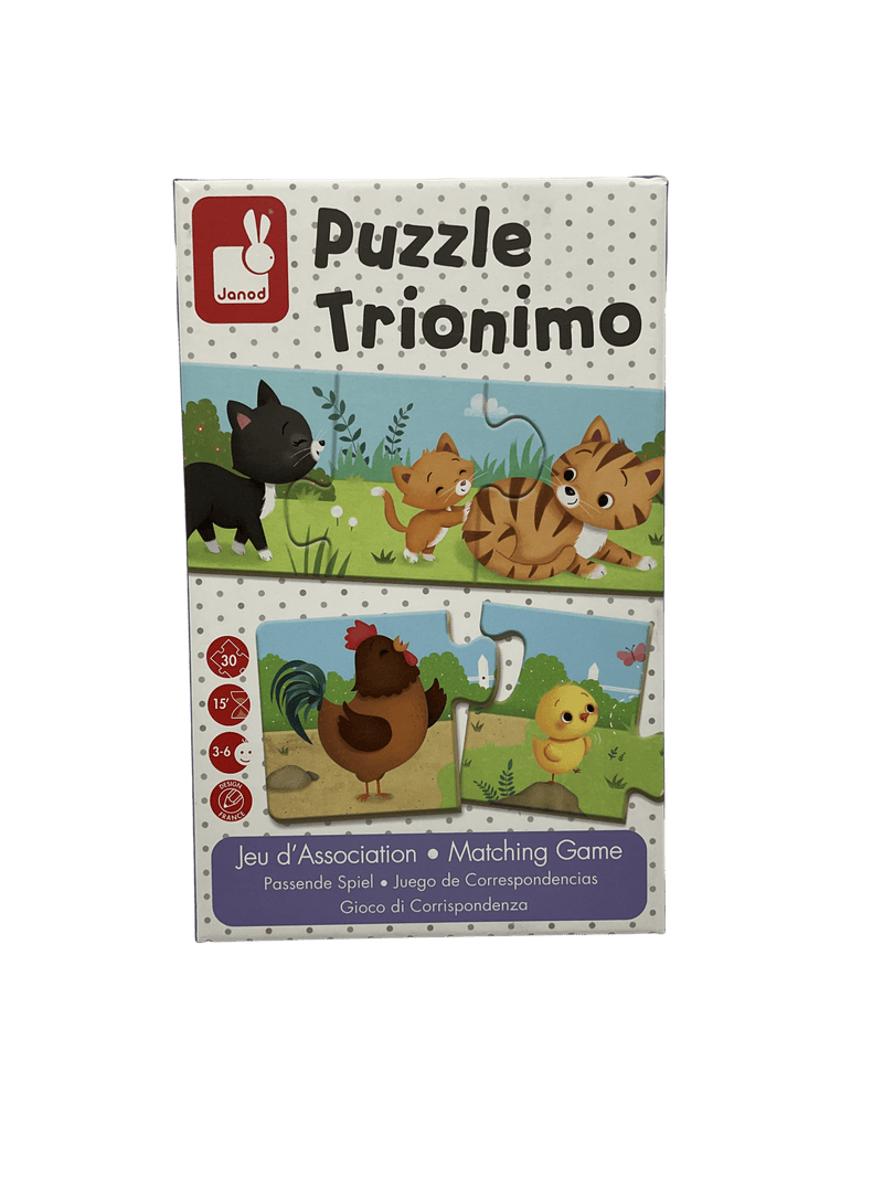 Puzzle Trionimo - Les animaux - KIDIBAM