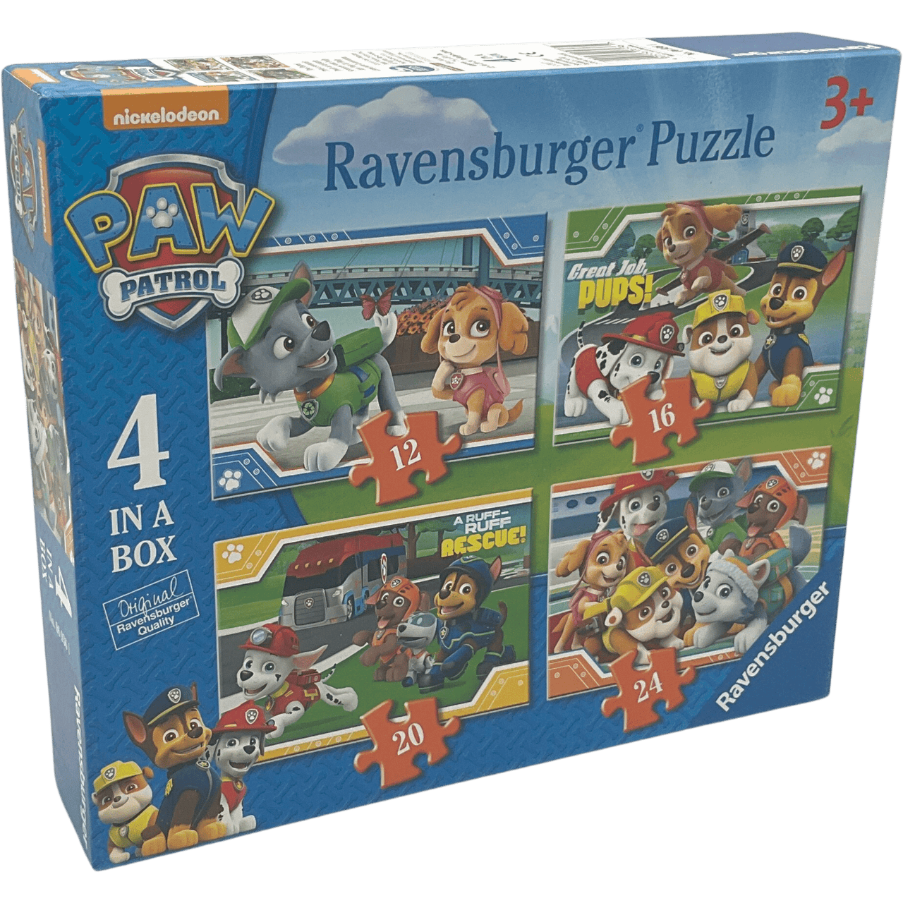 Puzzles 12, 16, 20 et 24 pièces Pat'Patrouille - KIDIBAM