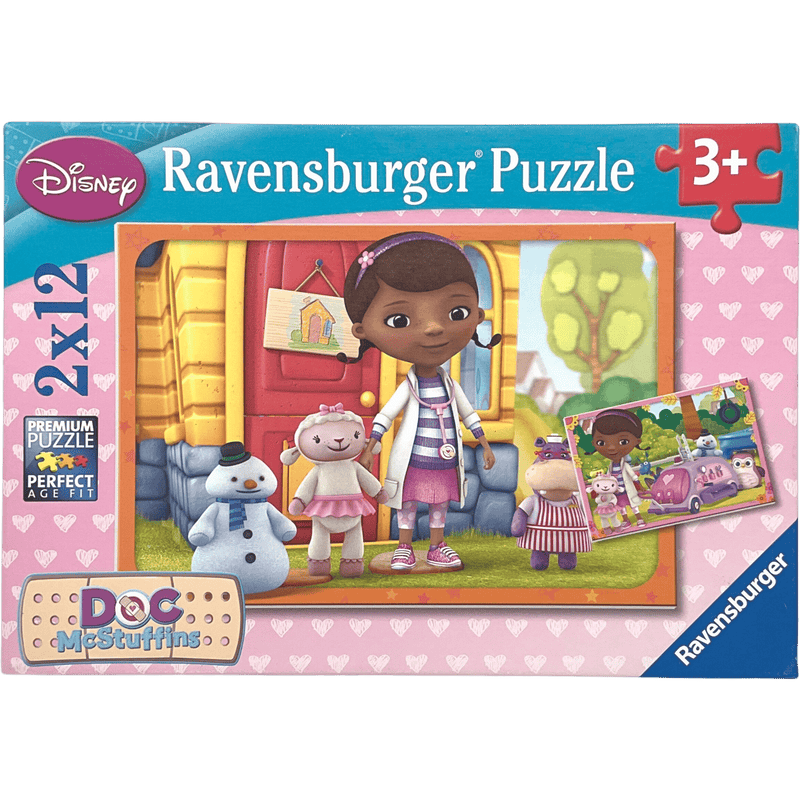 Puzzles 2x12 Pièces Doc McStuffins - KIDIBAM