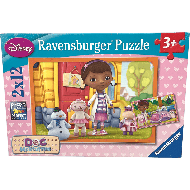 Puzzles 2x12 pièces Doc McStuffins Disney - KIDIBAM