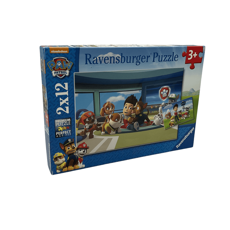 Puzzles 2x12 pièces Rider et ses amis Pat'Patrouille - KIDIBAM