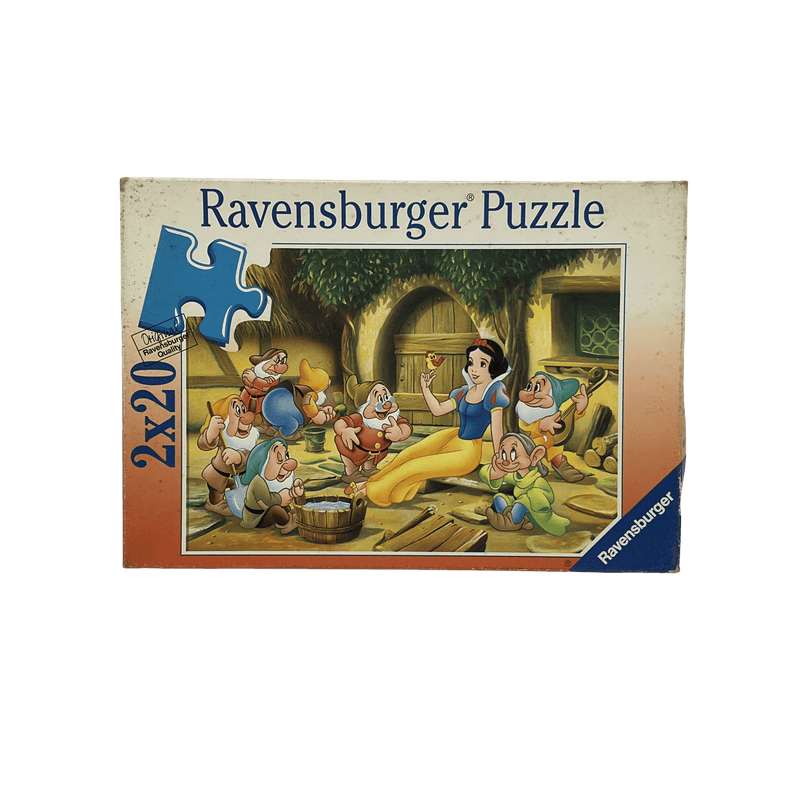 Puzzles 2x20 pièces Blanche Neige à la maison Disney - KIDIBAM