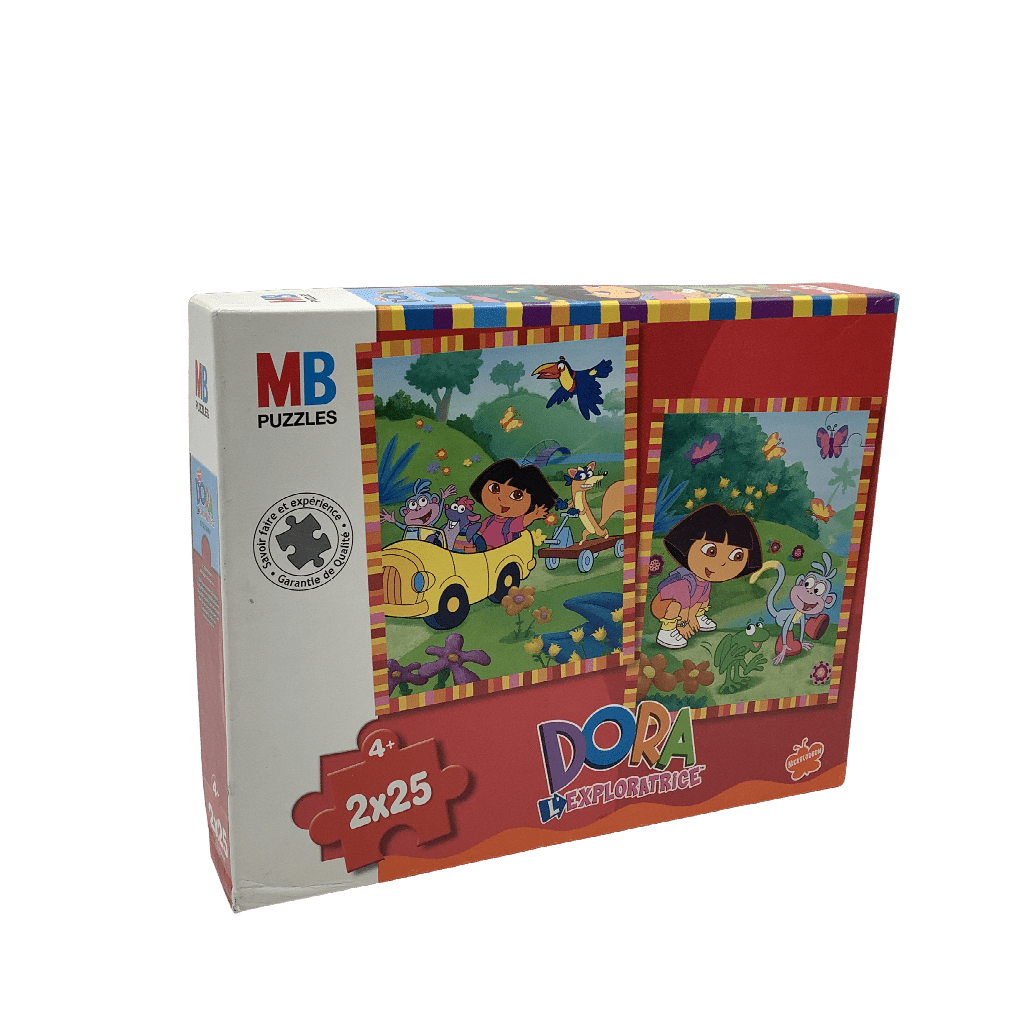 Puzzles 2x25 pièces Dora l'Exploratrice - KIDIBAM