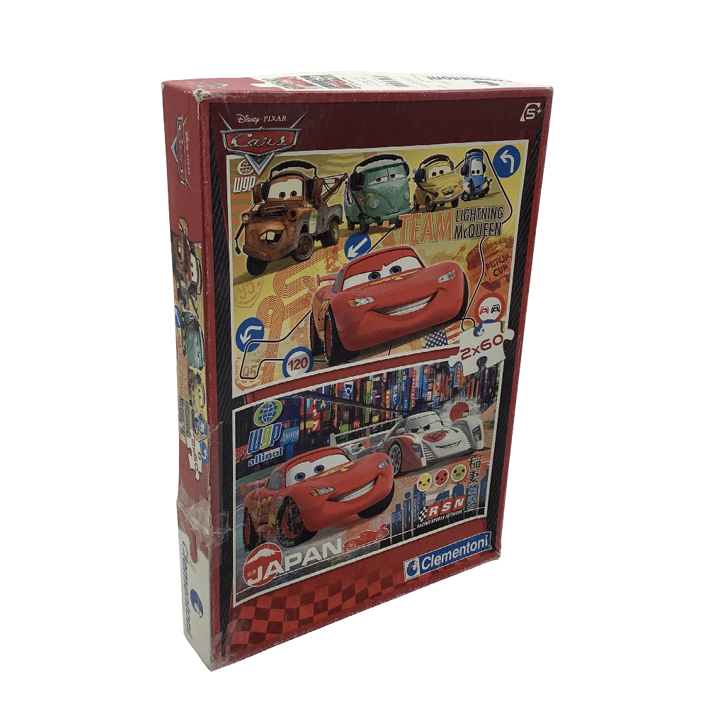 Puzzles 2X60 pièces Cars 2 Disney - KIDIBAM