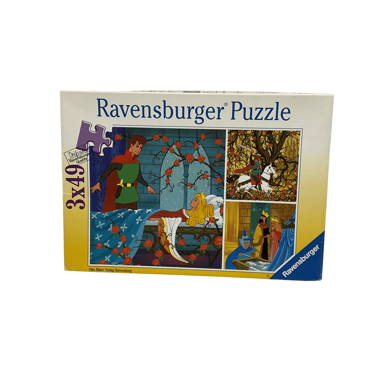 Puzzles 3x49 pièces La Belle au bois dormant Vintage - KIDIBAM
