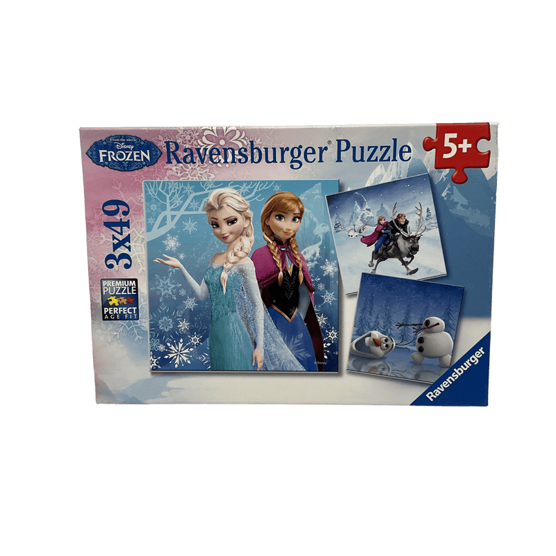 Puzzles 3x49 pièces La Reine des Neiges Disney - KIDIBAM