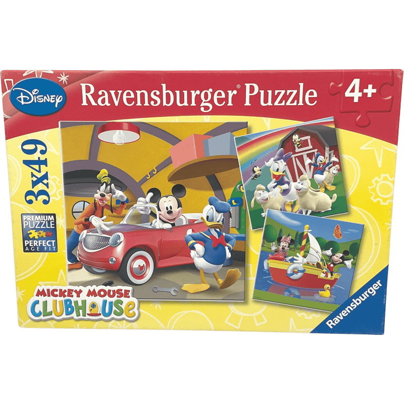 Puzzles 3x49 pièces Mickey Mouse Disney - KIDIBAM