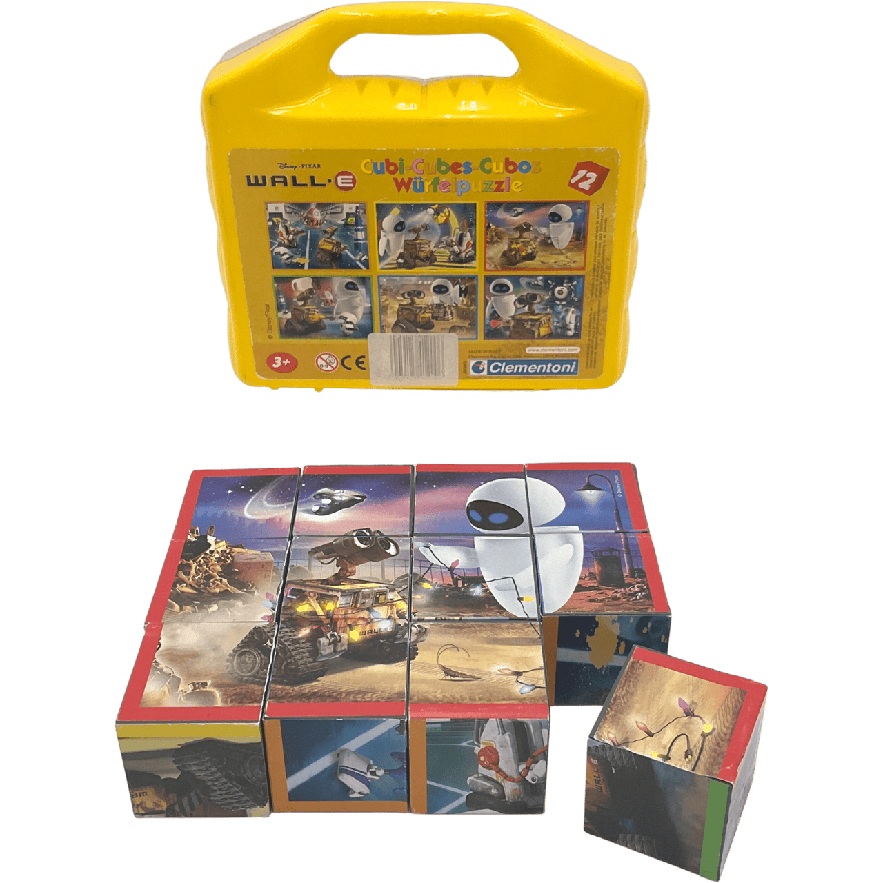 Puzzles Cubes Wall-e 6x12 pièces - KIDIBAM