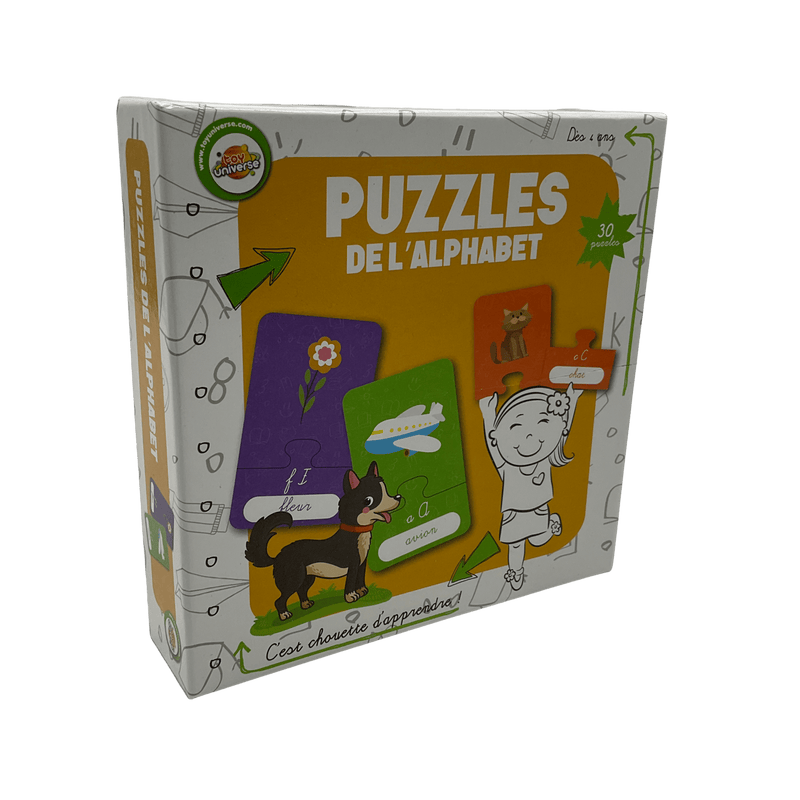 Puzzles de l'alphabet 30x2 pièces - KIDIBAM