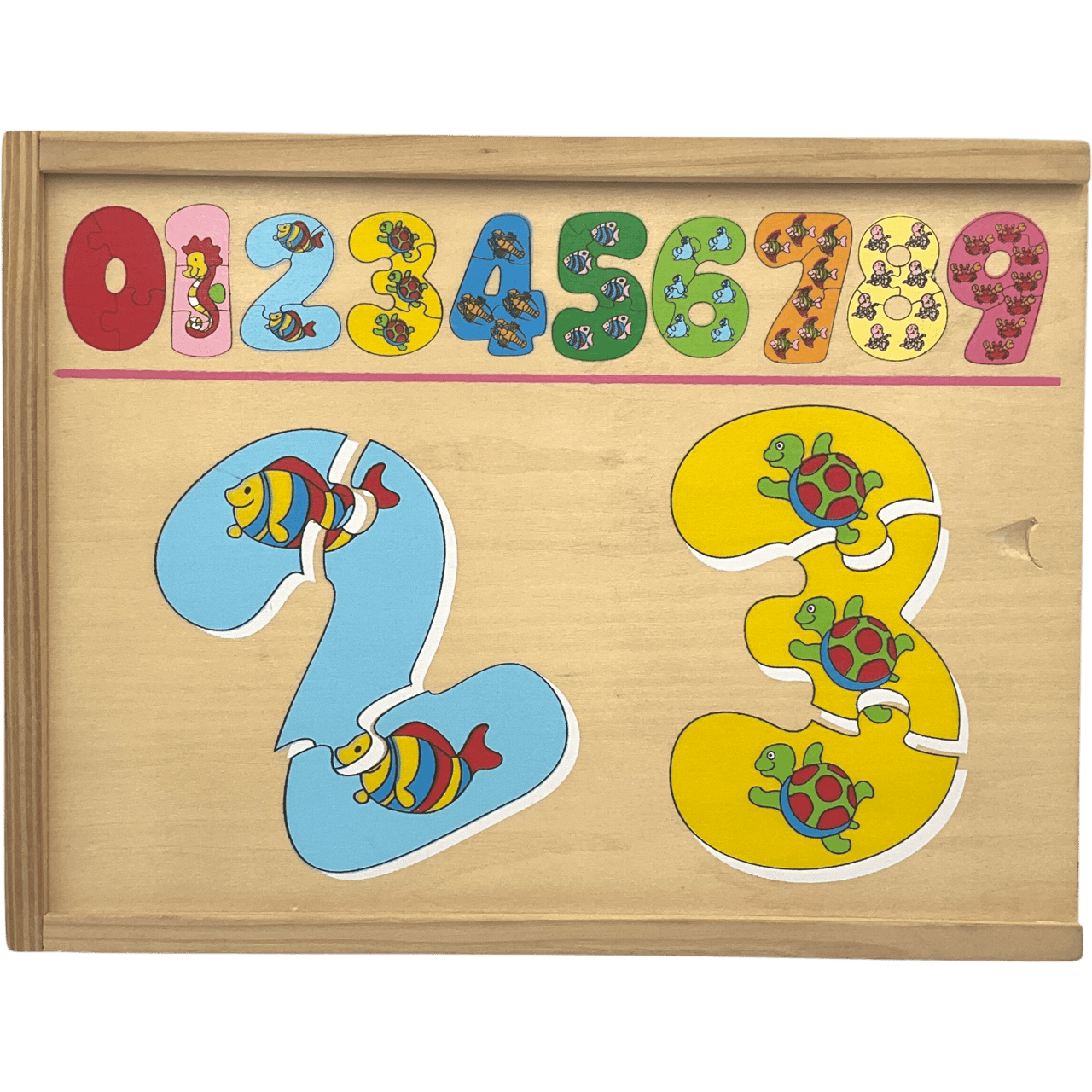 Puzzles des Chiffres 30 Pièces en bois - KIDIBAM