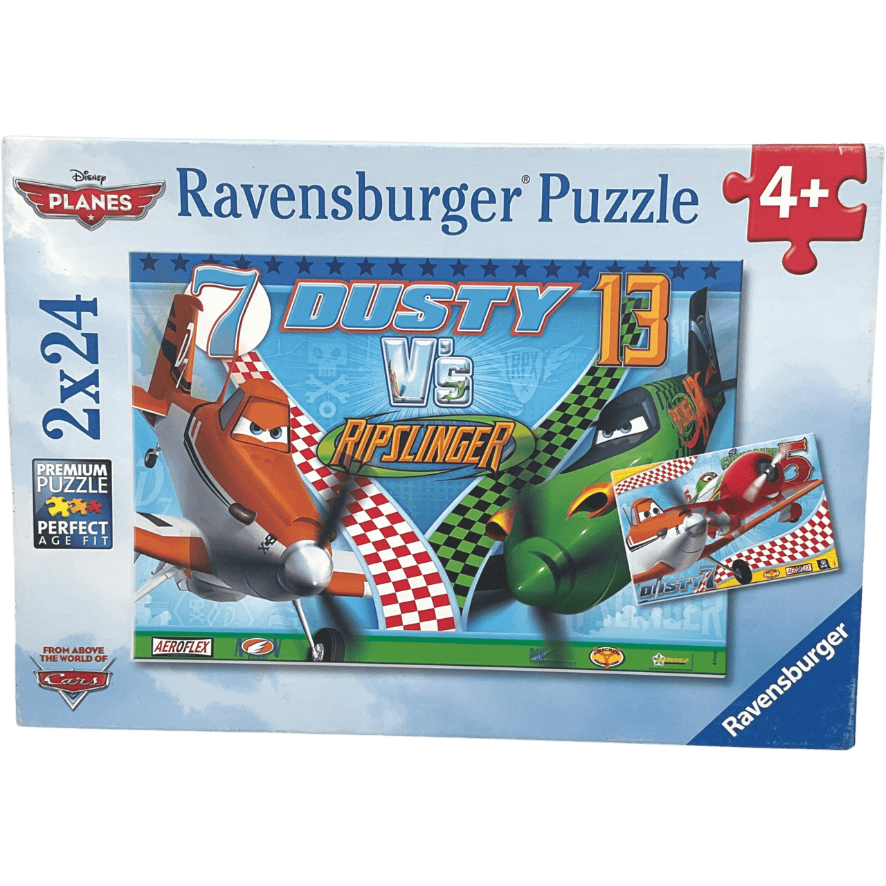 Puzzles Disney Planes 2 x 24 pièces - Dusty Contre Ripslinger - KIDIBAM