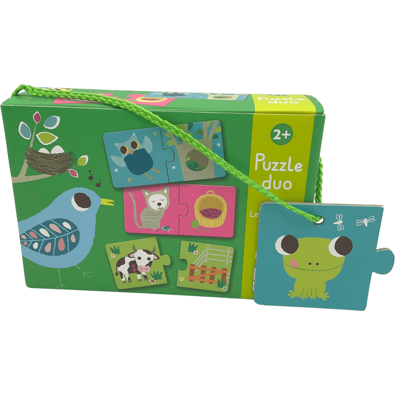 Puzzles Duo 10x2 pièces Habitat des animaux - KIDIBAM