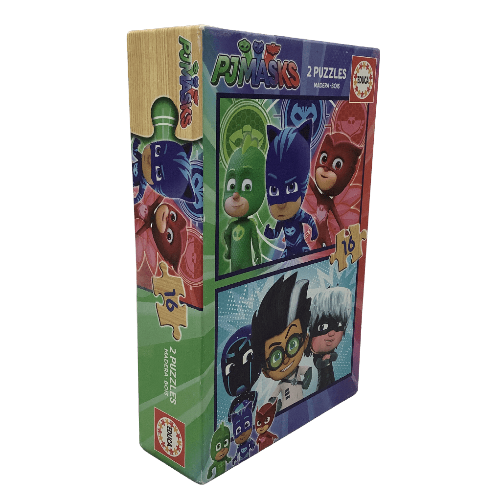 Puzzles en bois 2x16 pièces Pyjamasques - KIDIBAM