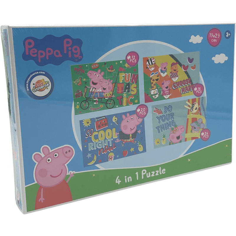 Puzzles Peppa Pig 12, 16, 20 et 24 pièces - KIDIBAM