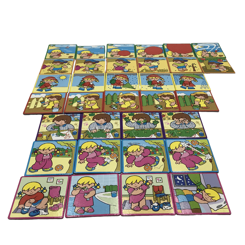 Puzzles séquences de la journée Zaro et Nita - KIDIBAM