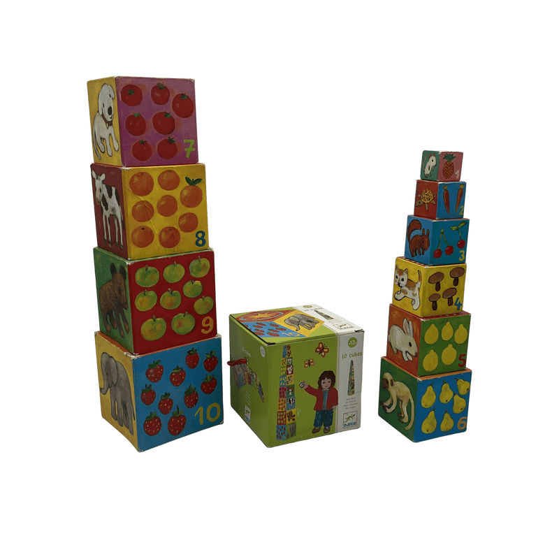 Pyramide 10 cubes Mes amis - KIDIBAM