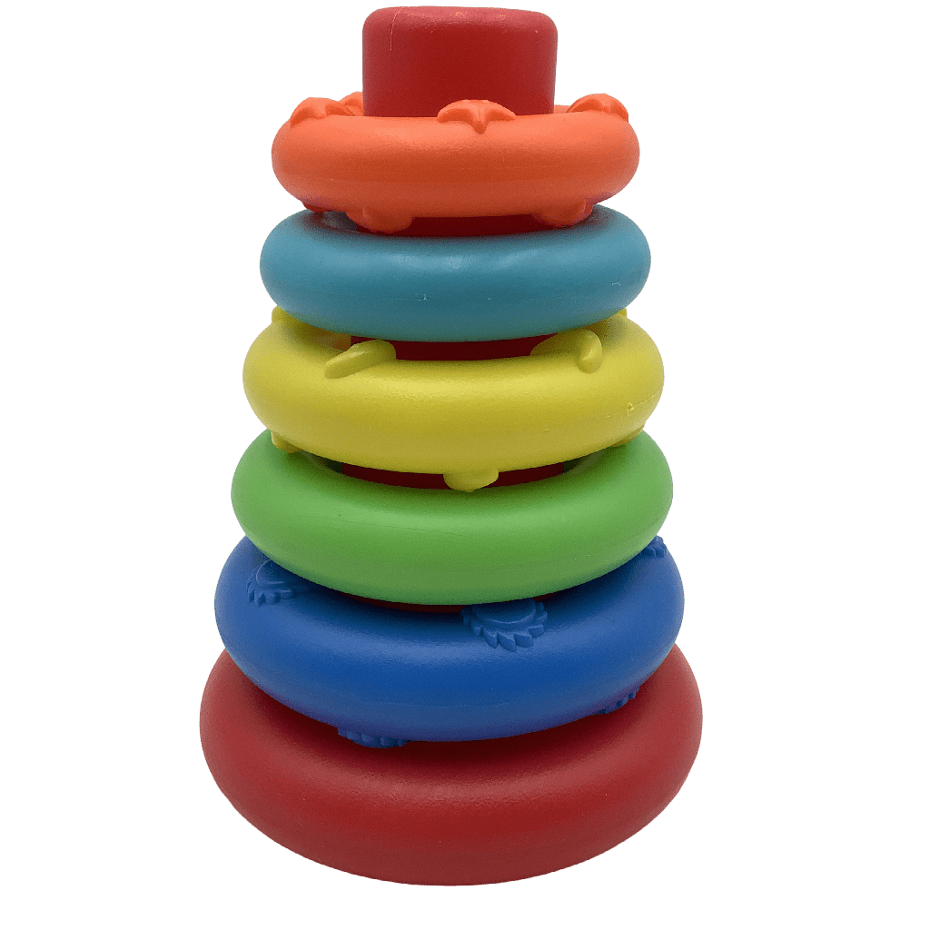 Pyramide à empiler 5 anneaux 20cm - KIDIBAM