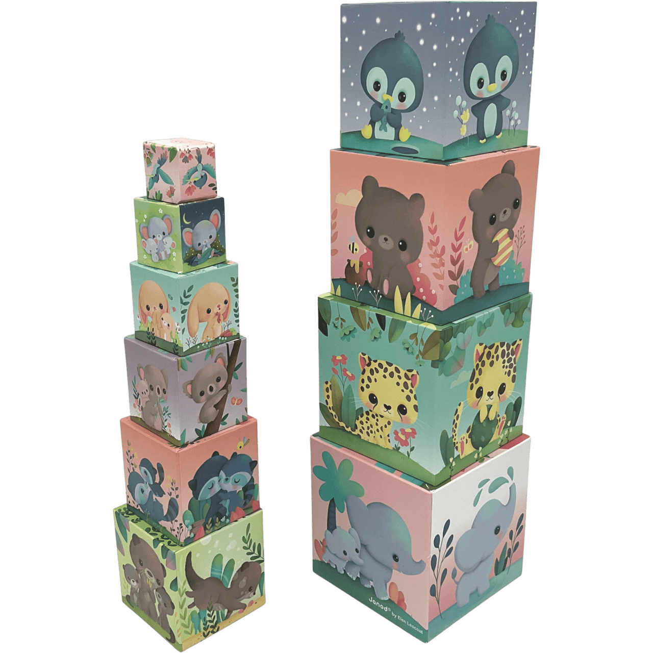 Pyramide à empiler animaux - KIDIBAM