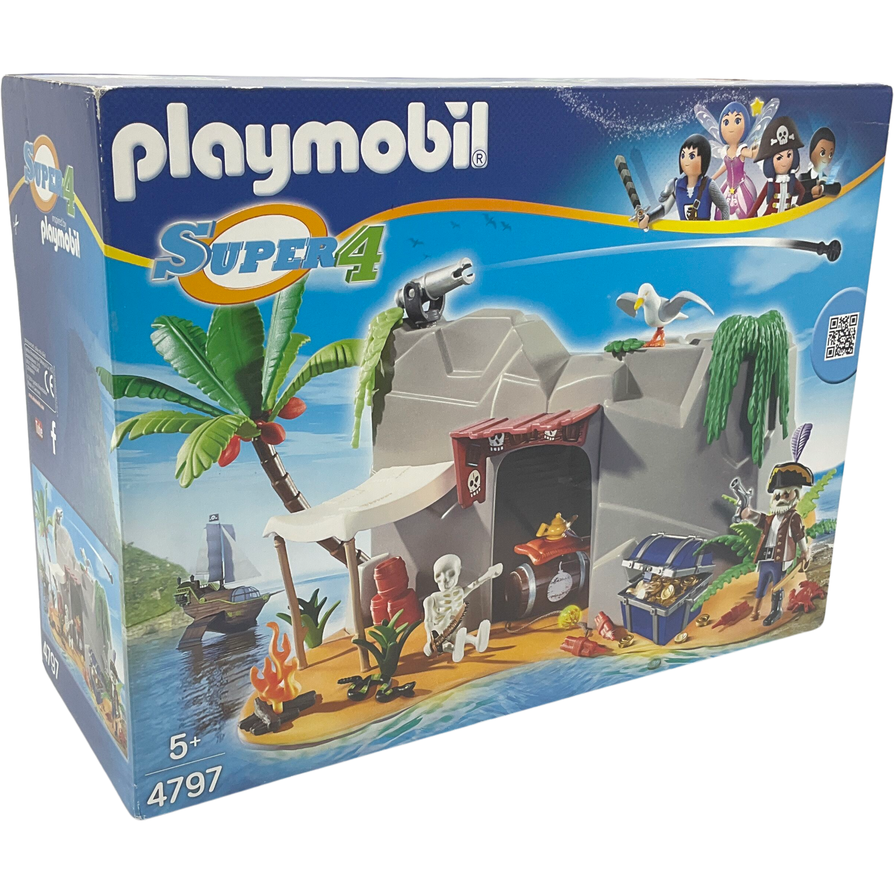 Puzzle 150 pièces et 1 figurine Playmobil Lutte pour le trésor du roi  Playmobil d'occasion - KIDIBAM
