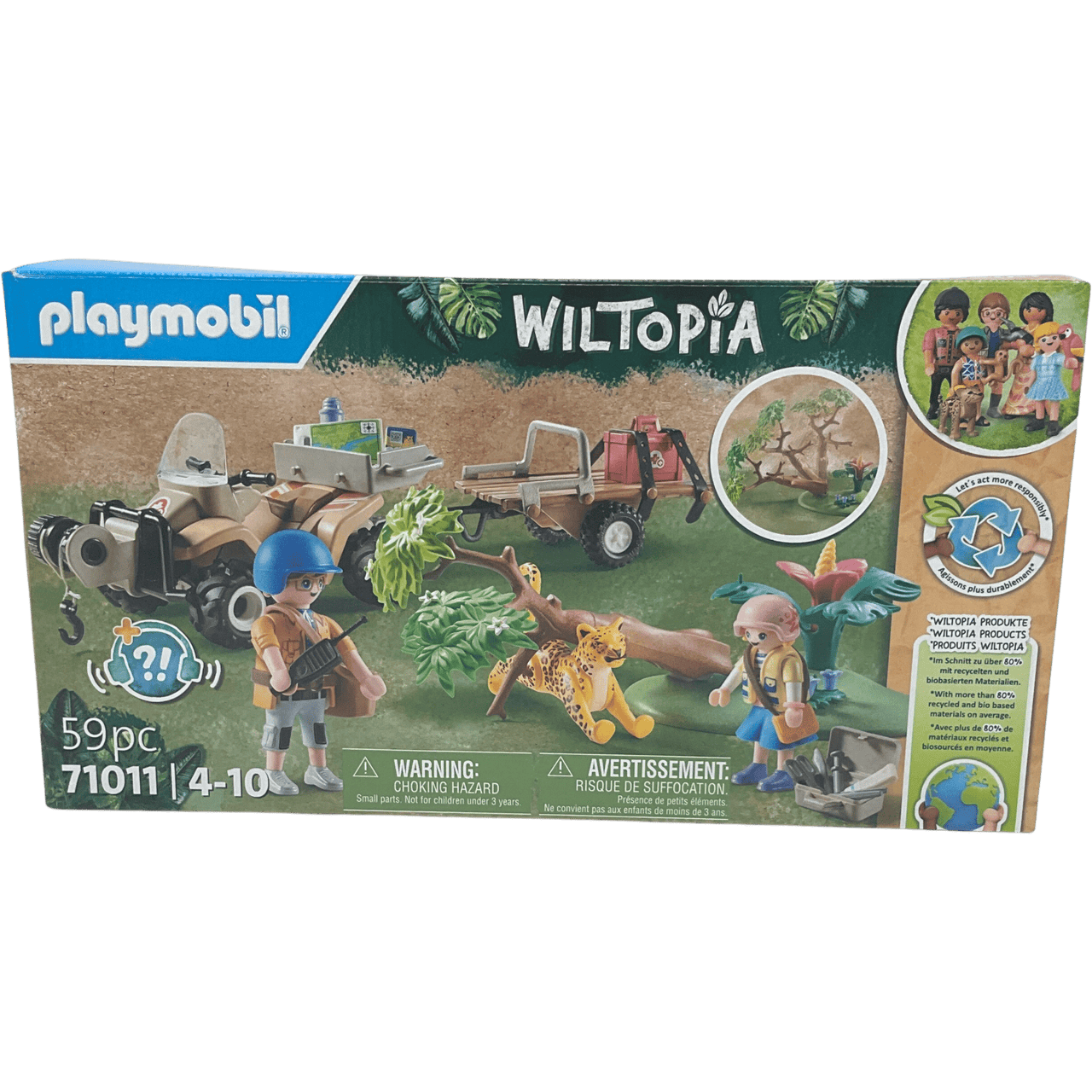Quad de secours pour animaux Wiltopia 71011 - KIDIBAM