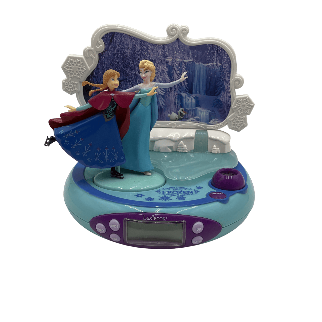 Radio réveil projecteur La Reine des Neiges Disney - KIDIBAM
