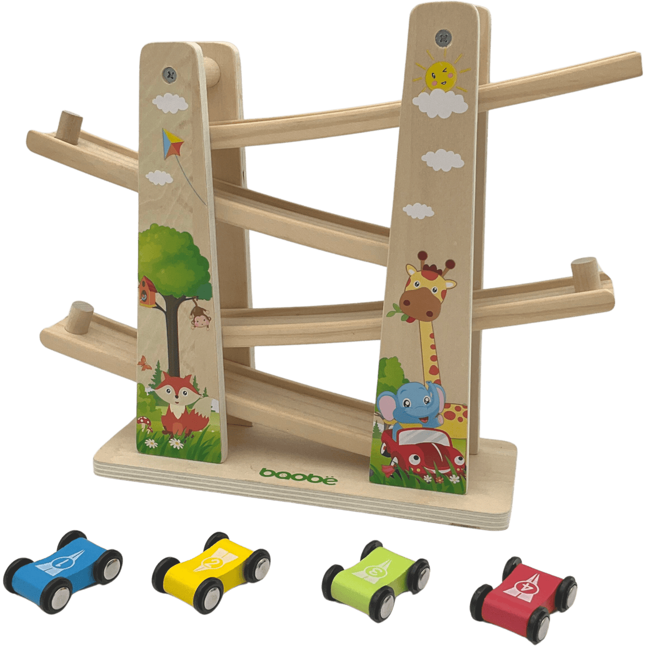 Rampe de course circuit en bois - KIDIBAM