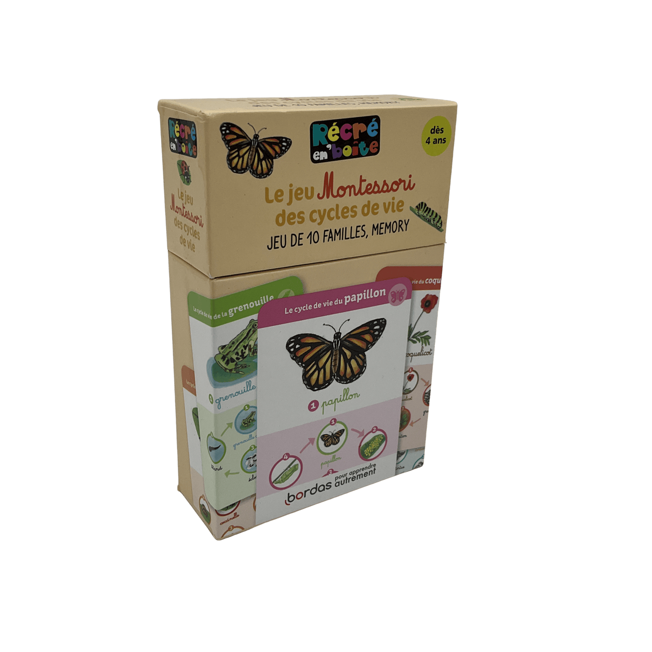 Récré en boite - Le jeu Montessori des cycles de vie - KIDIBAM