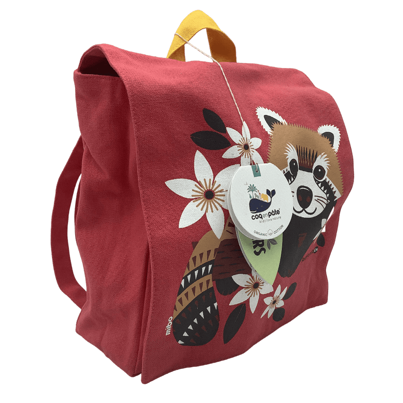 Sac à dos Panda roux 23 x 23 x 7.5cm - KIDIBAM