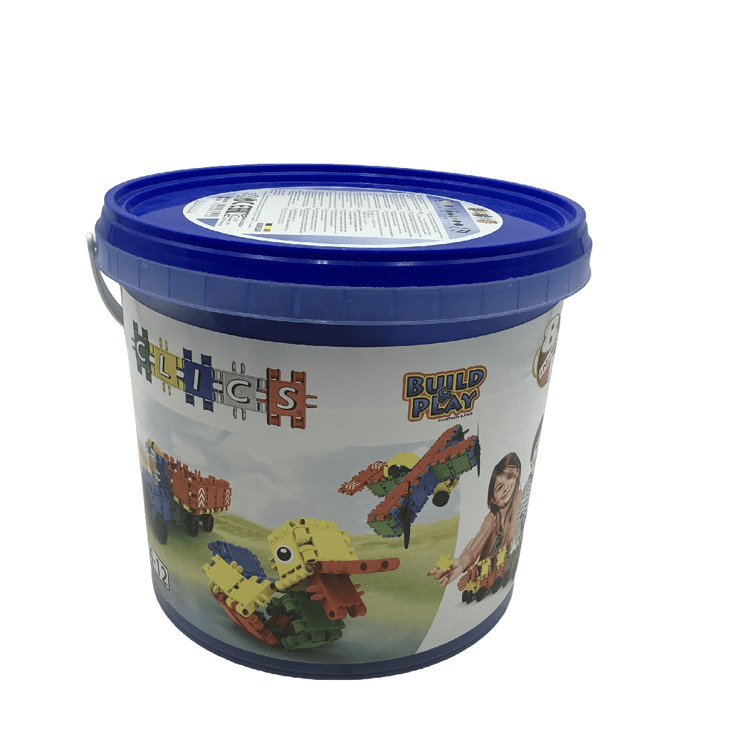 Sceau de blocs de construction 8 en 1 Build & Play 120 pièces - KIDIBAM