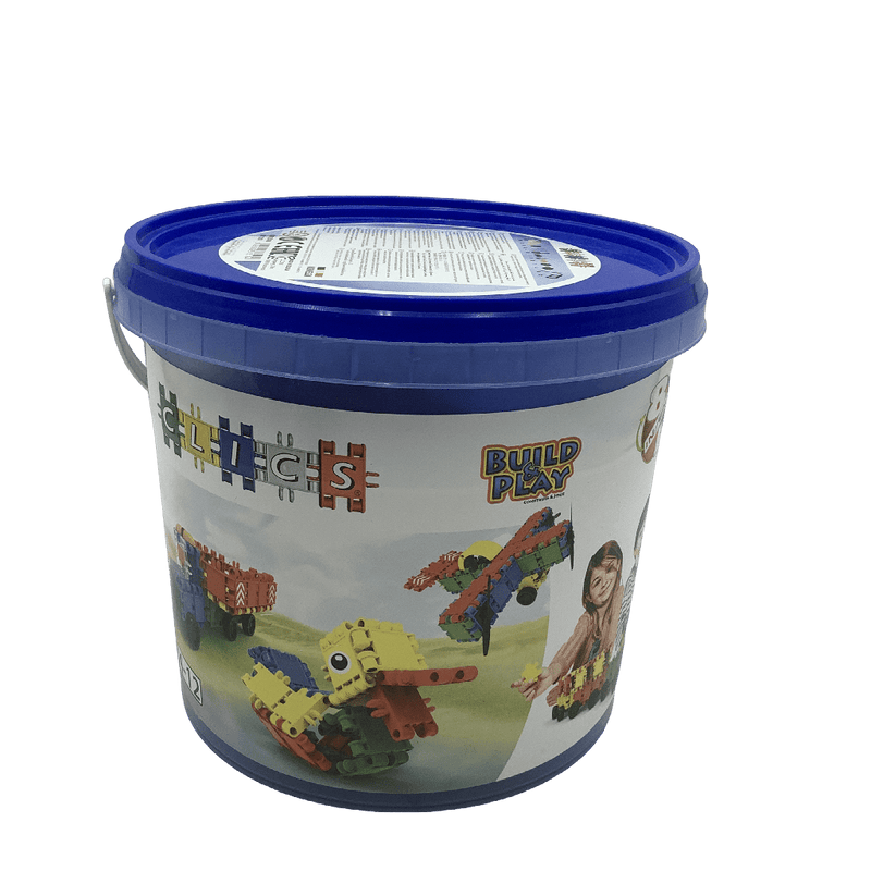 Sceau de blocs de construction 8 en 1 Build & Play 120 pièces - KIDIBAM