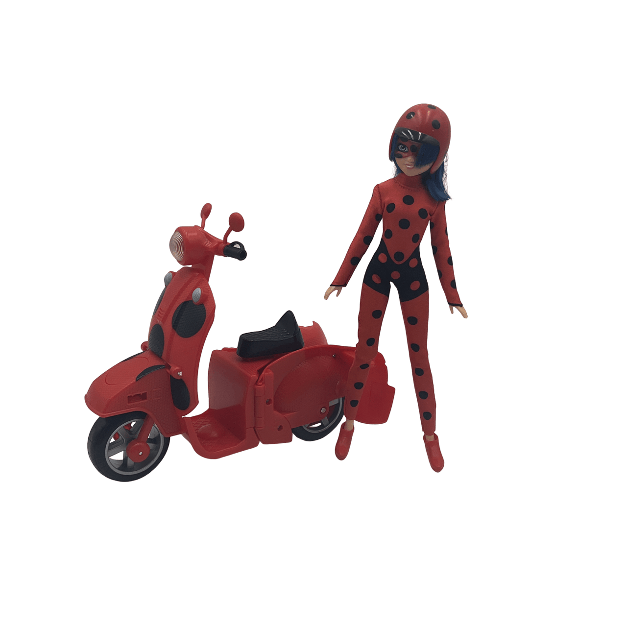 Scooter Miraculous Switch'n Go et poupée Ladybug - KIDIBAM