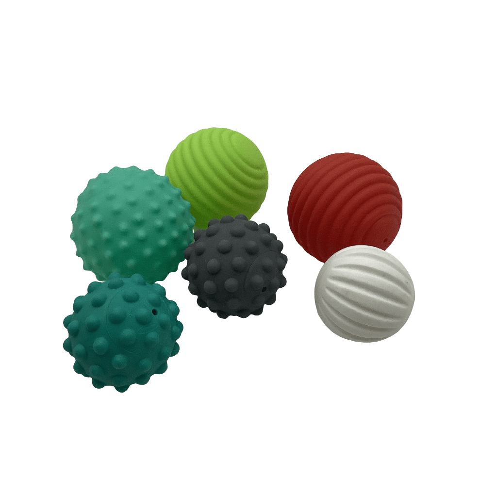 Set de 6 balles sensorielles multicolores - KIDIBAM