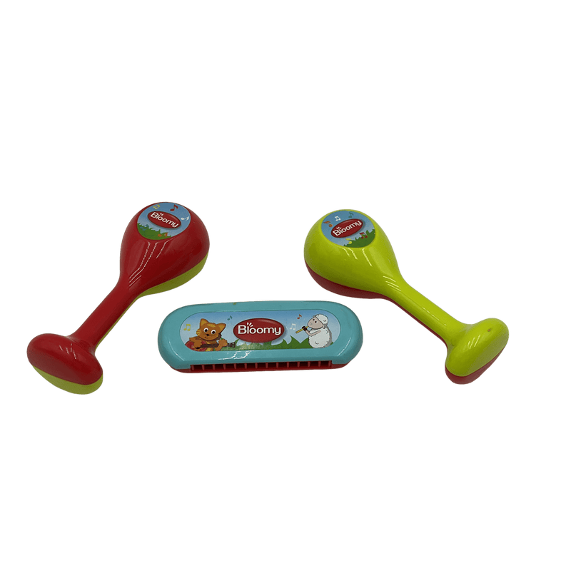 Set Musical - Maracas et harmonica - KIDIBAM