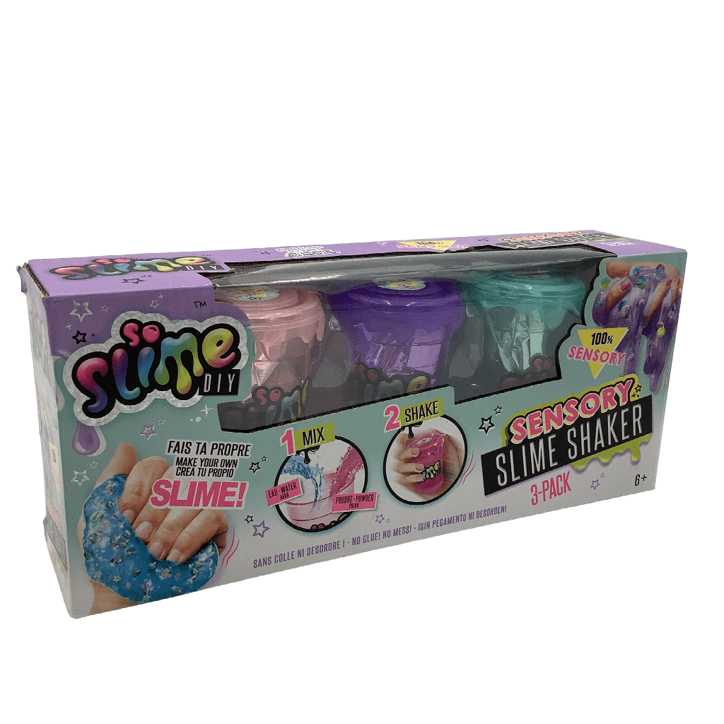 Slime Shaker 3 pots - Kit pour créer et décorer 3 slimes - KIDIBAM