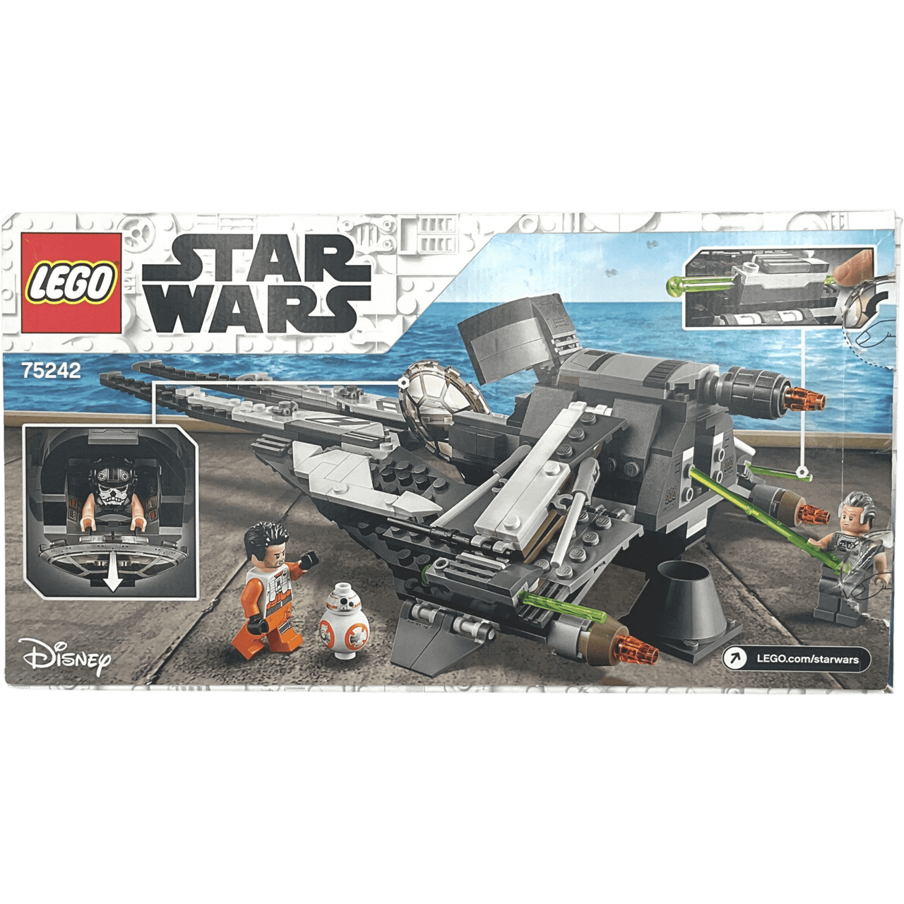 Star Wars Black Ace TIE Interceptor 75242 - KIDIBAM