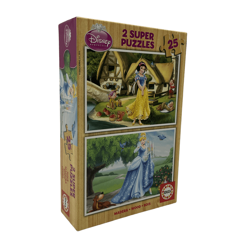 Super puzzles Disney en bois 2x25 Pièces - KIDIBAM