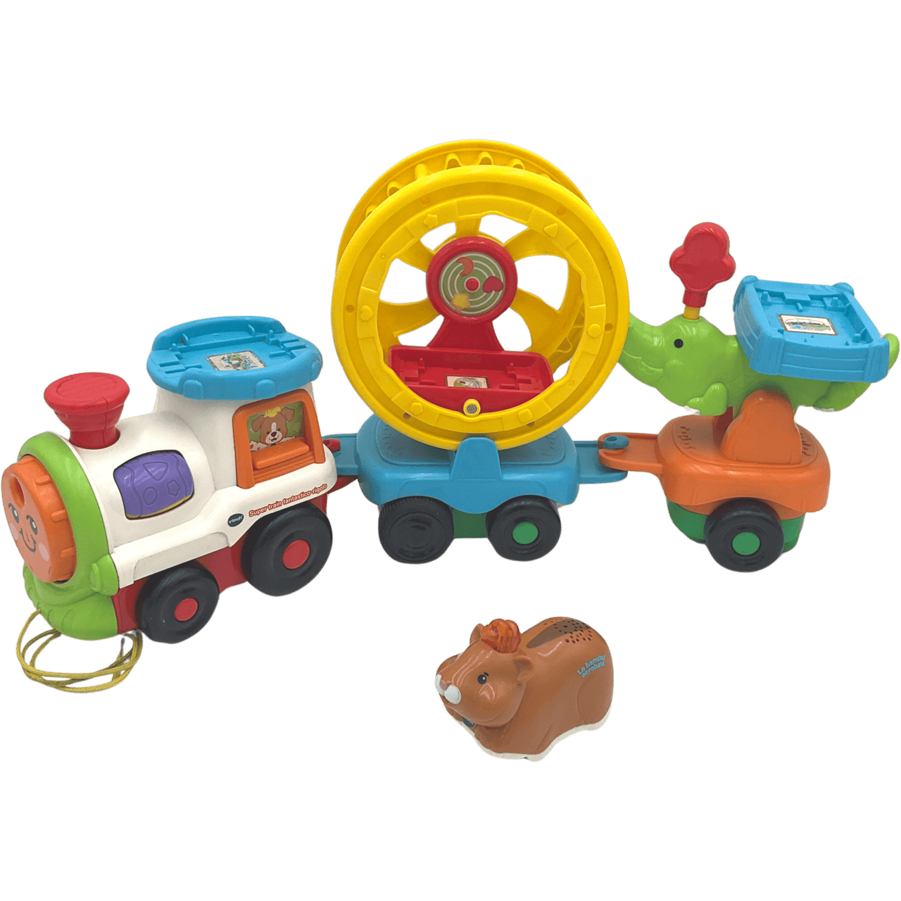 Super train Fantastico -Rigolo et Tut Tut Animo Matt le hamster acrobate - KIDIBAM