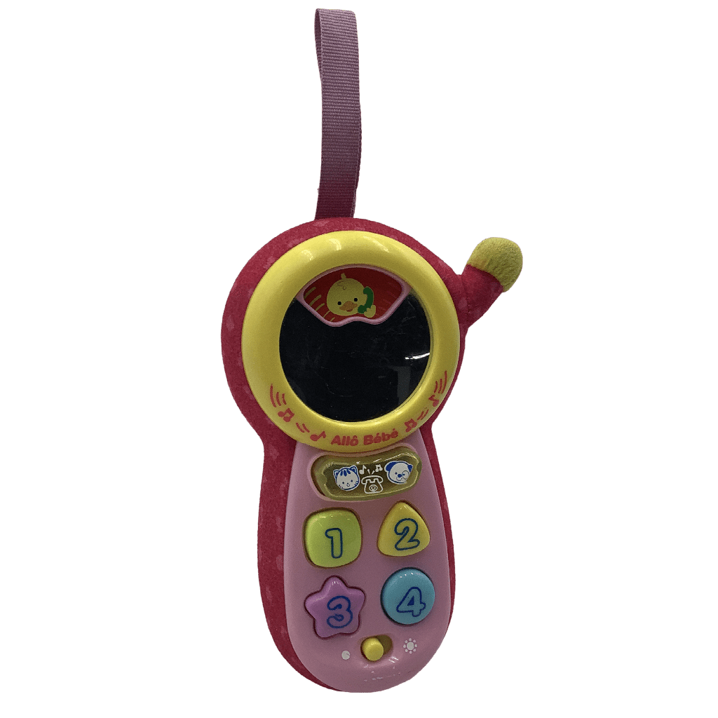 Téléphone Allô Bébé rose - KIDIBAM