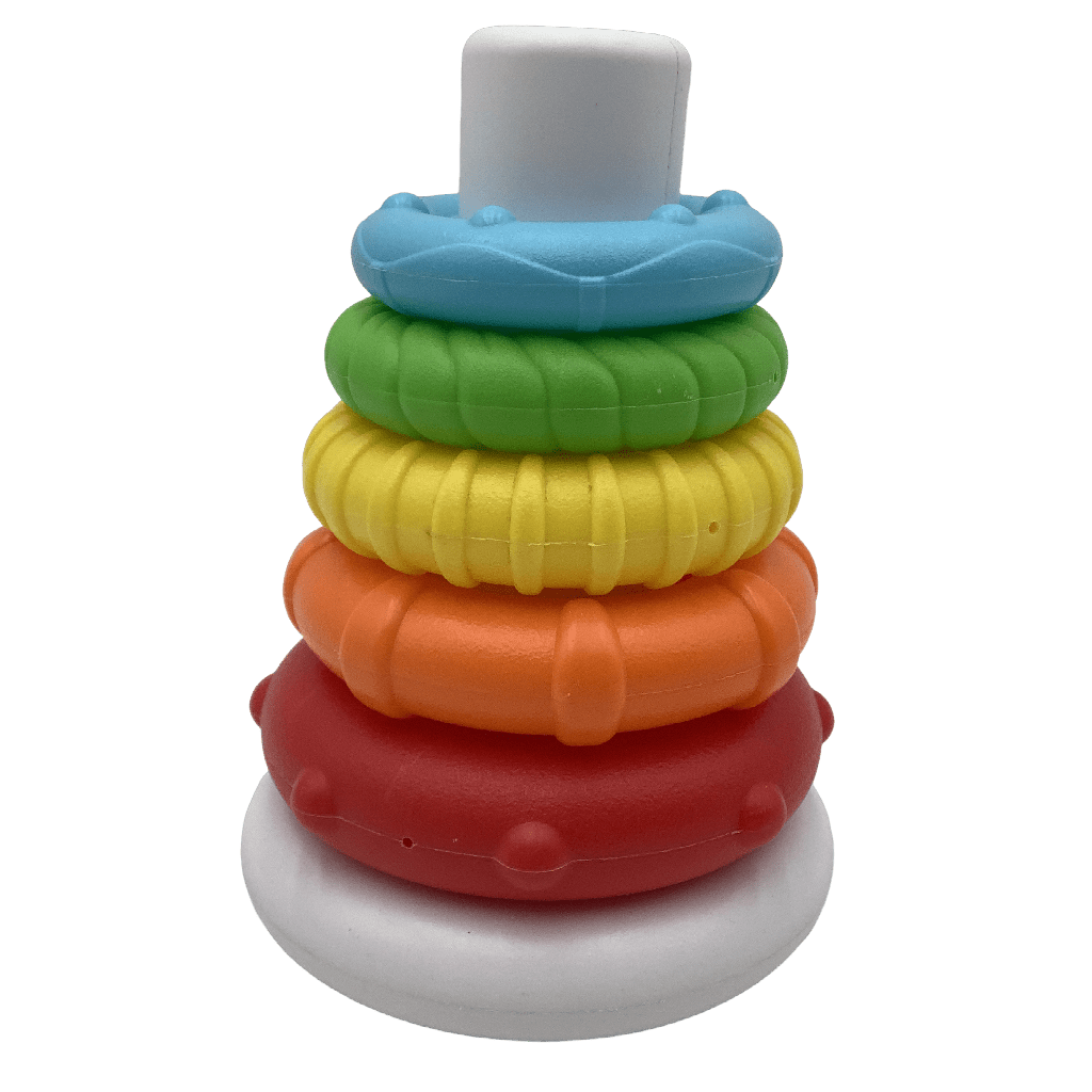 Tour anneaux empilables colorés - KIDIBAM