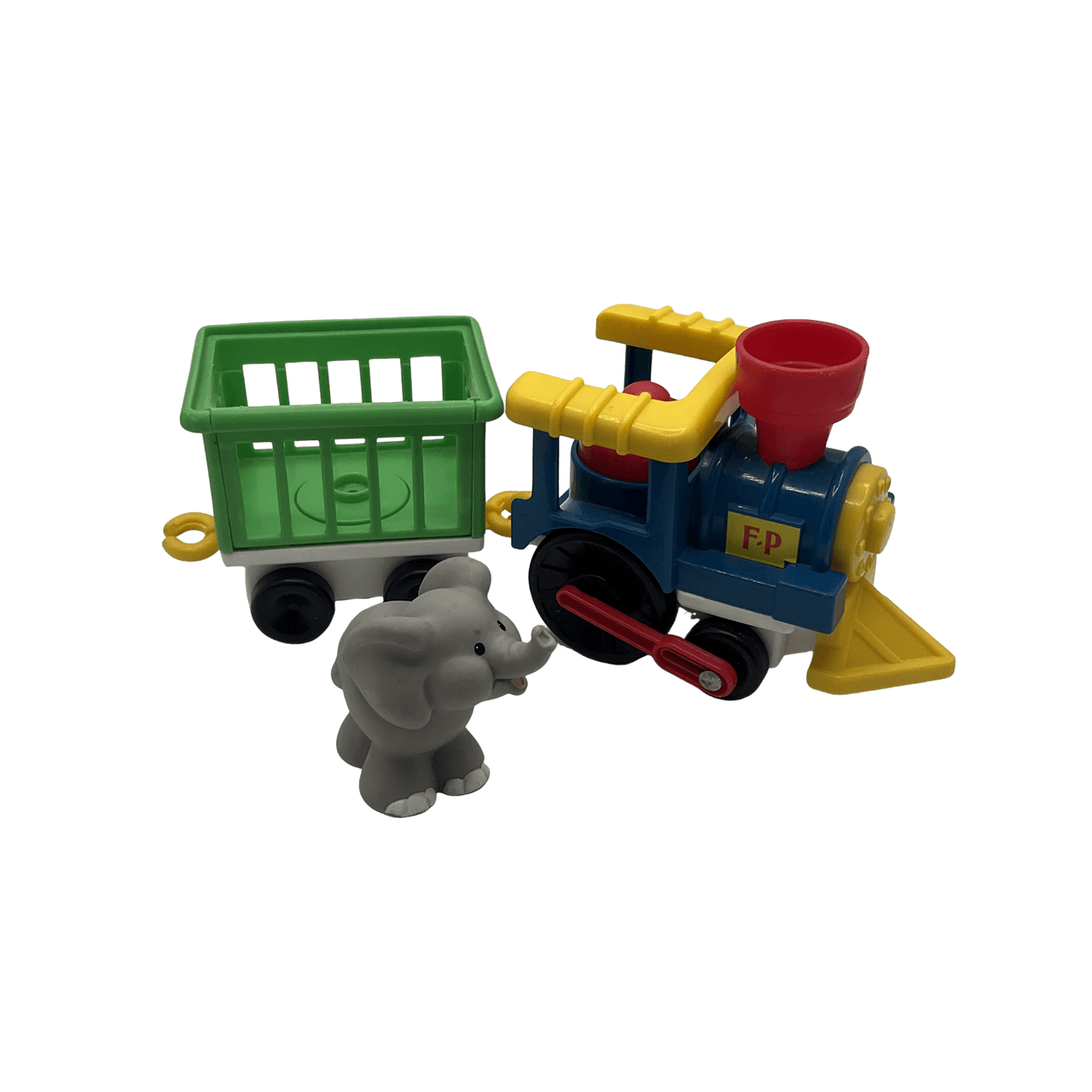 Train avec wagon et son éléphant Vintage - KIDIBAM