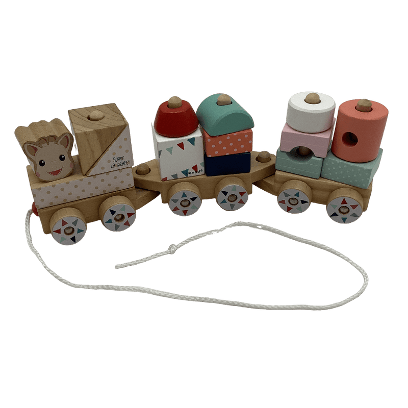 Train en bois Sophie la Girafe - KIDIBAM