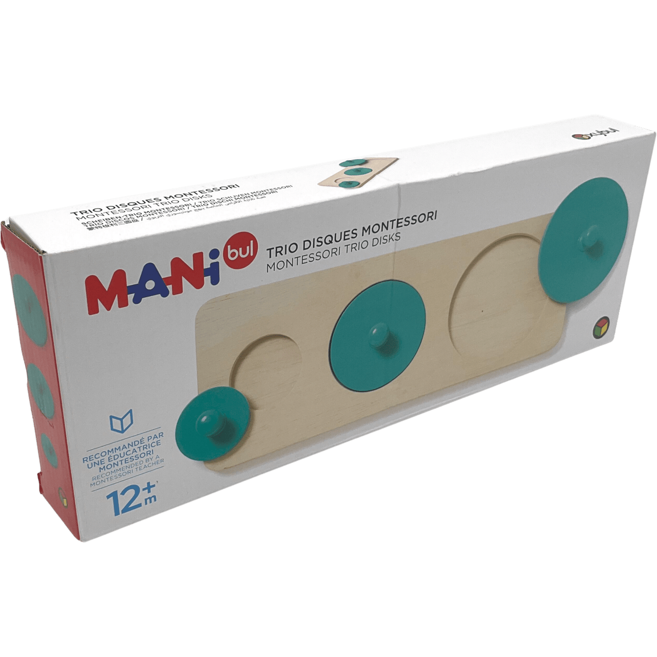 Trio de disques Montessori Manibul - KIDIBAM